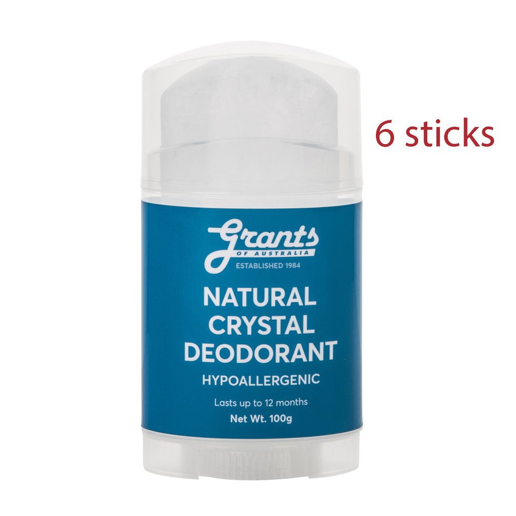 Crystal Deodorant - Natural - 100g - 6 sticks